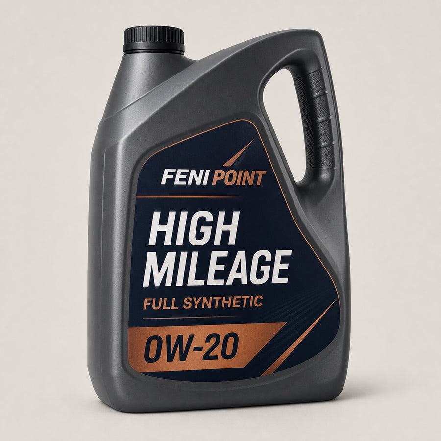 Feni Point High Mileage Full Synthetic 0W-20 Motor Oil — 5 Quart