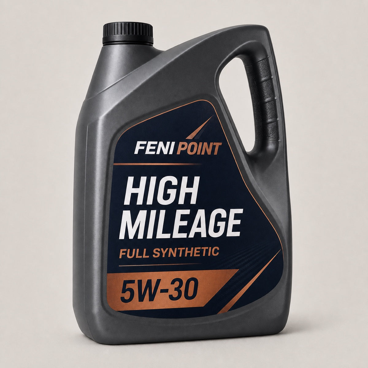 Feni Point High Mileage Full Synthetic 5W-30 Motor Oil — 5 Quart