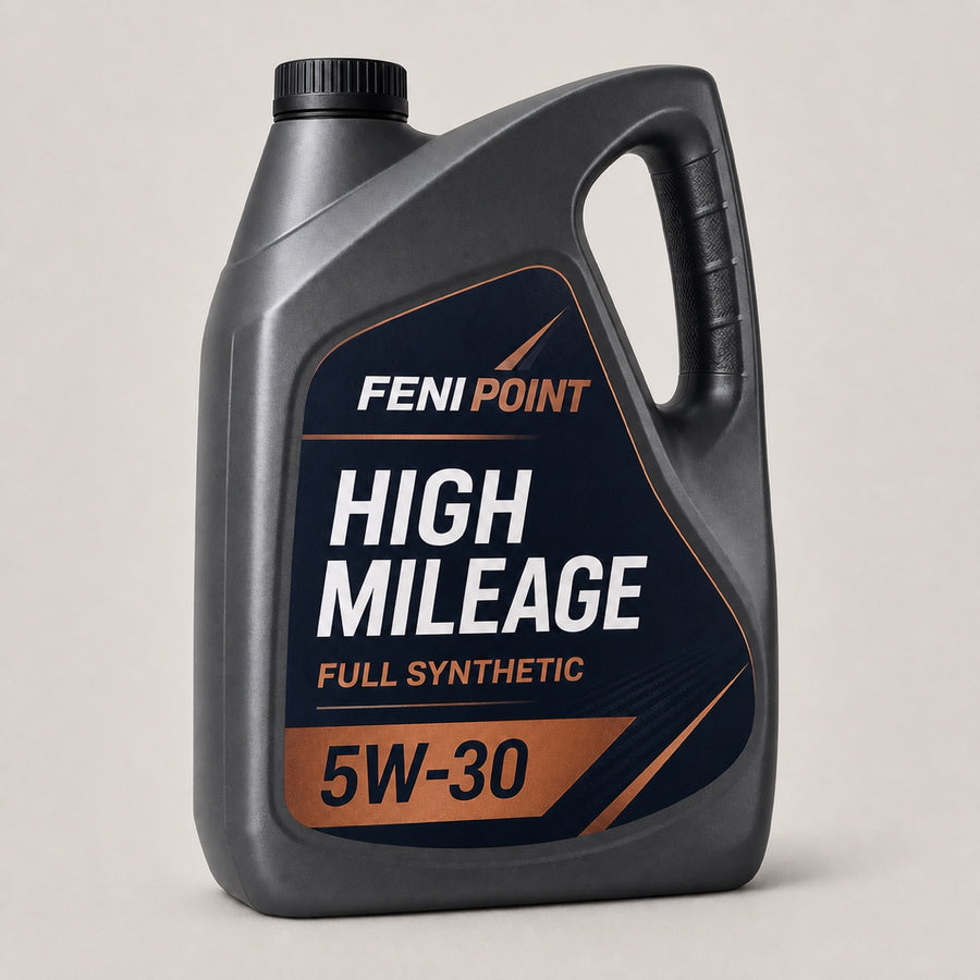 Feni Point High Mileage Full Synthetic 5W-30 Motor Oil — 5 Quart